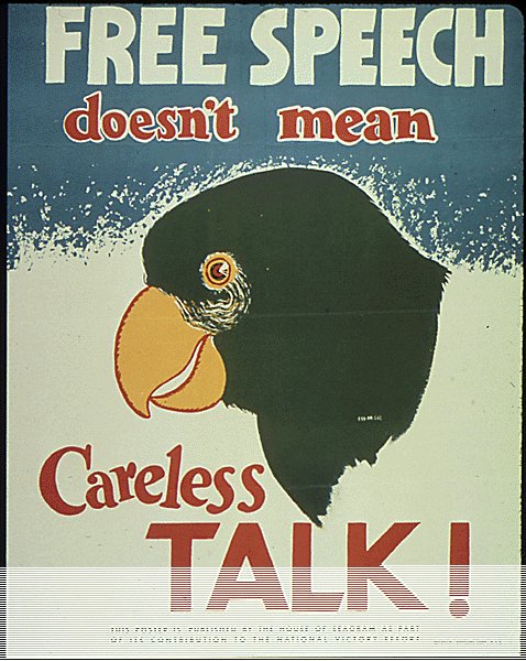 Careless Talk_Is Not Free Speech